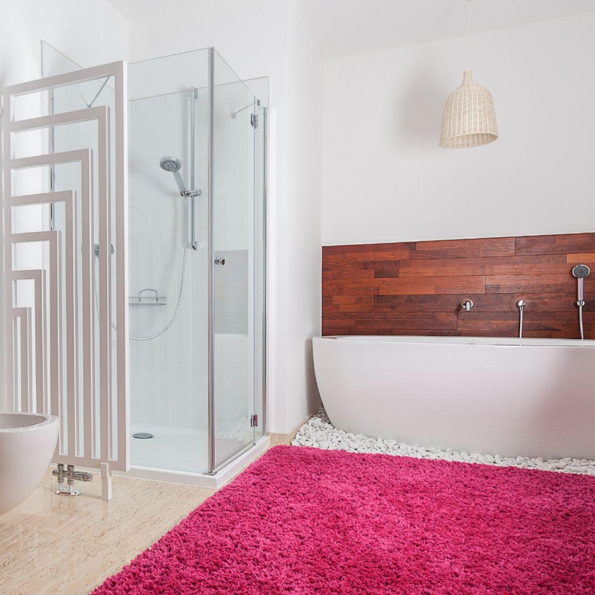 Fuchsia Pink Area Rug